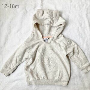 (🎨$3 PLAY) Winnie the Pooh 12-18 Months Baby Toddler Disney Long Sleeve Hoodie
